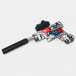 Pistola Airsoft P18C Graffiti con Silenciador Balines 6mm