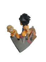 Figura Goku y Krilin Entrenamiento Diorama 12cm Aprox