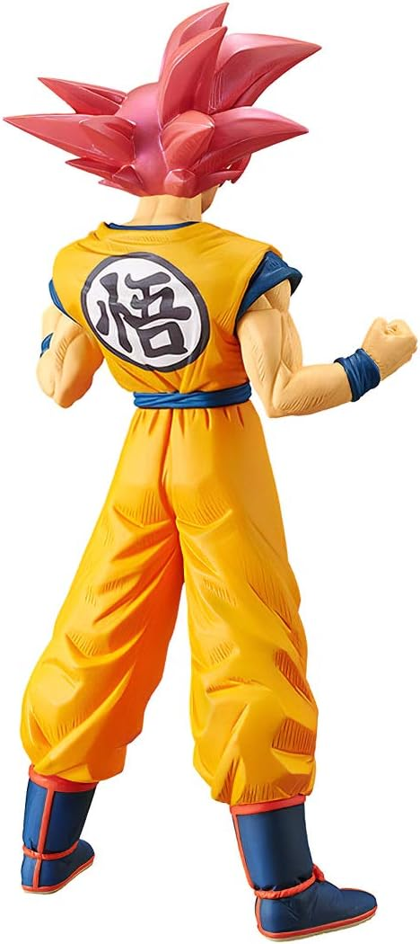 Figura Goku Super Saiyan God Red 22cm Aprox
