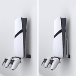 Soporte de Pared con Porta Controles para PS5 Slim y PS5 Pro 20cm Aprox