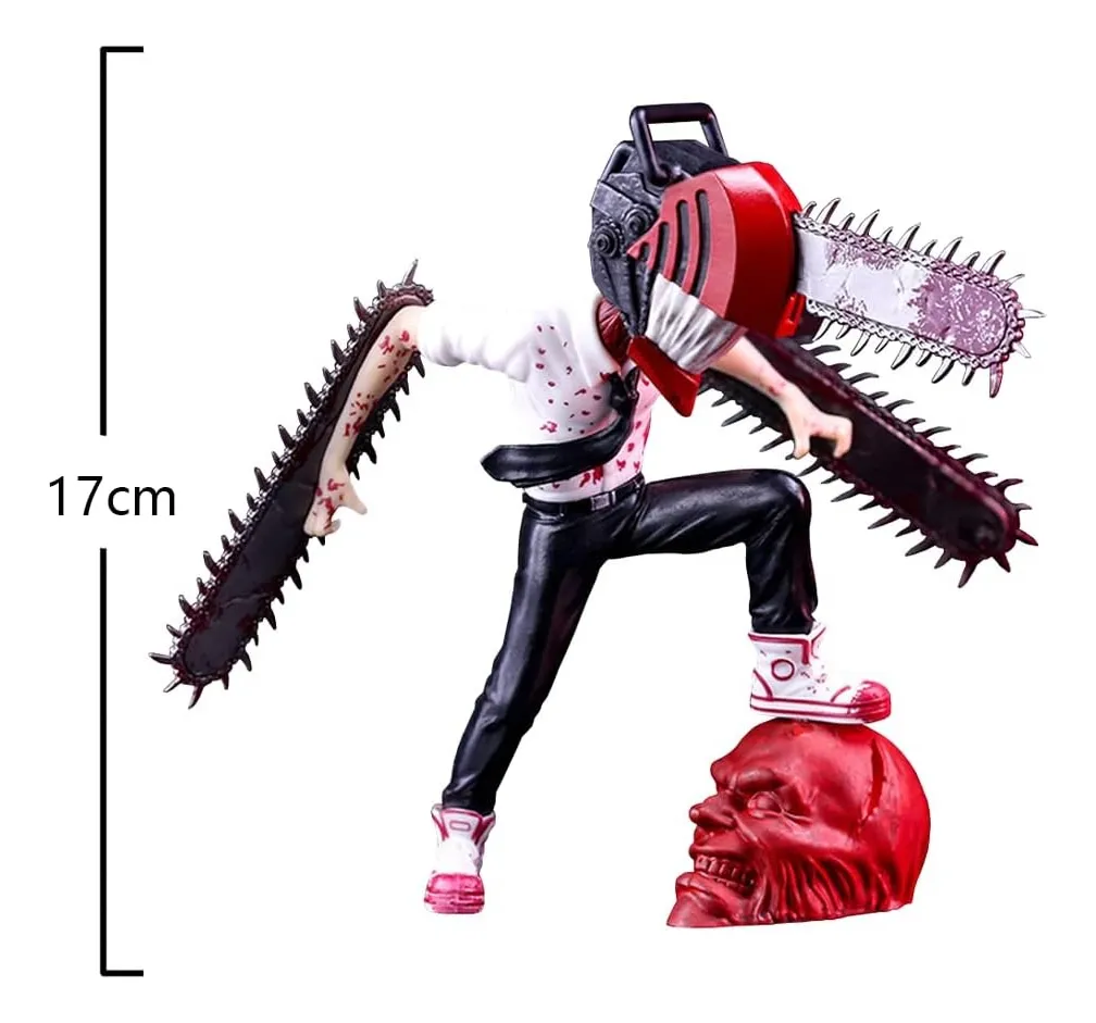 Figura Denji Chainsaw Man con Motosierras 17cm Aprox