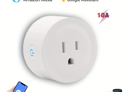Enchufe Inteligente WiFi - Compatible con Alexa y Google