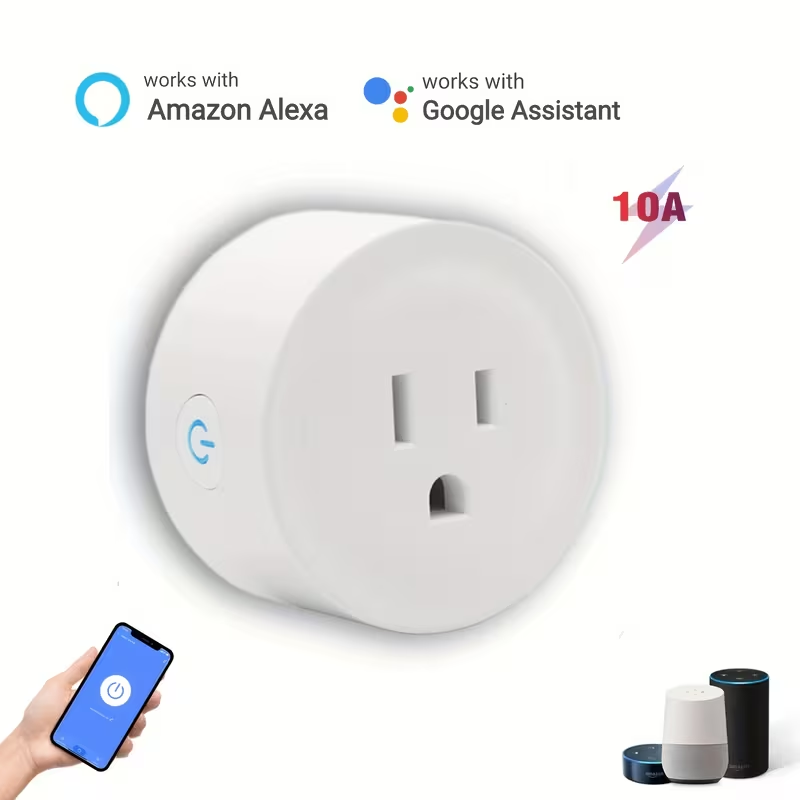 Enchufe Inteligente WiFi - Compatible con Alexa y Google