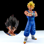 Figura Vegeto Super Saiyan 28cm Aprox | 2 Cabezas Intercambiables
