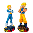Set Figuras Goku y Vegeta Super Saiyan 29cm Aprox