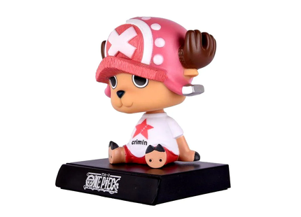 Bobblehead Chopper 12cm Aprox con Soporte para Celular de Auto - One Piece