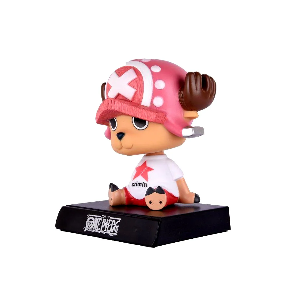 Bobblehead Chopper 12cm Aprox con Soporte para Celular de Auto - One Piece