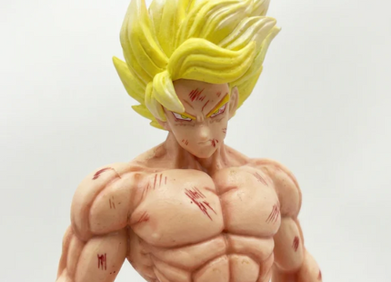 Figura Goku Super Saiyan 23cm Aprox | Gi Rojo Batalla con Base