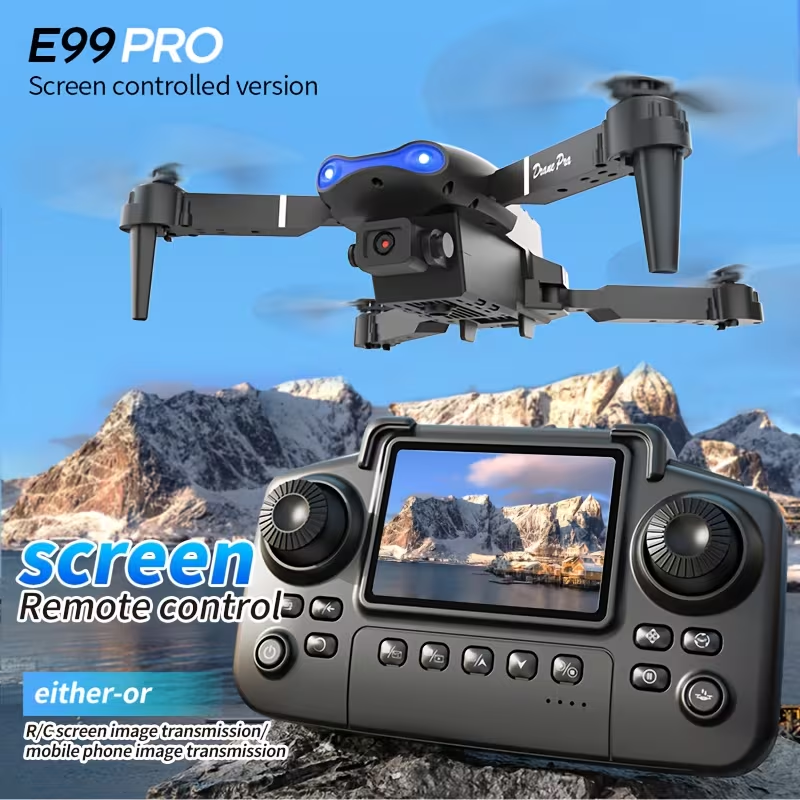 Dron Inteligente E99 con Pantalla