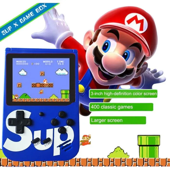Consola de Juegos Retro SUP 400 en 1 Azul - Control Extra