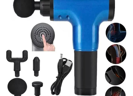 Pistola de Masaje Muscular RH-320 - 6 Velocidades - Azul