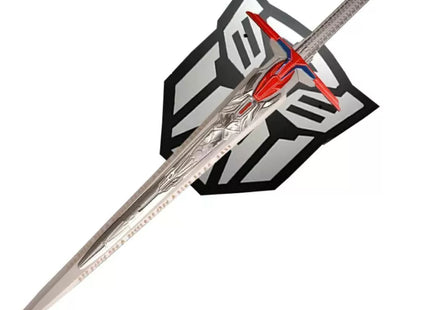 Espada de Optimus Prime Acero + Soporte - Transformers 130cm Decorativa