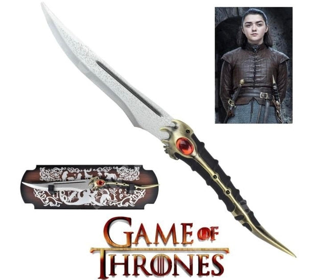 Daga Valyrian de Arya Stark - Game of Thrones Decorativa 45cm