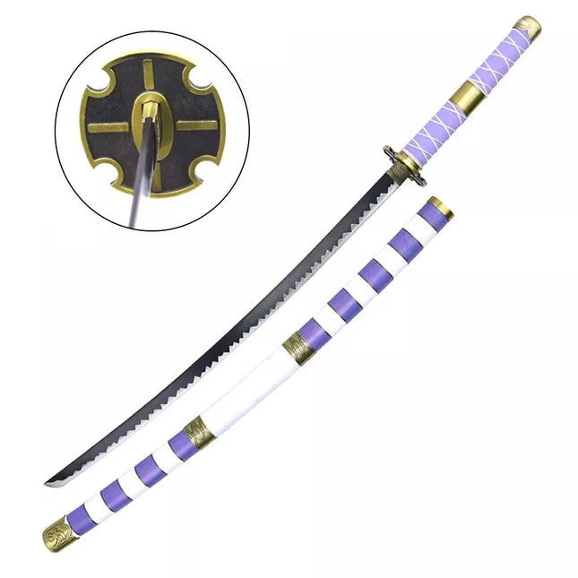 Katana de Luffy Hoja Acero + Vaina - One Piece 100cm