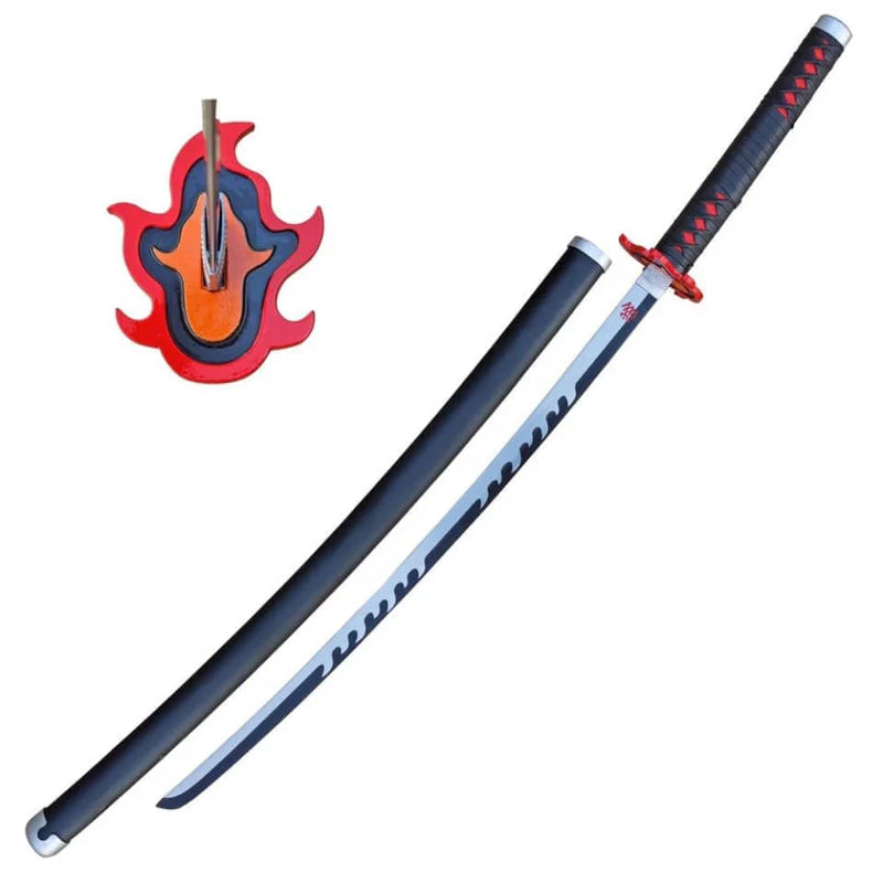 Espada Nichirin de Tanjiro Temporada 2 Hoja Acero + Vaina - Demon Slayer 103cm