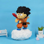 Set Bloques Construcción Goku Nube Kinton 30cm Aprox