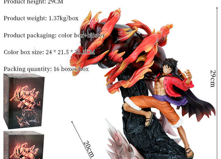 Figura Luffy Puño de Fuego 29cm