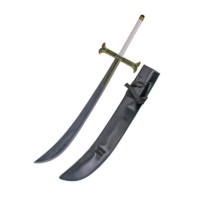 Espada Yoru de Mihawk Hoja Acero + Vaina - One Piece 104cm