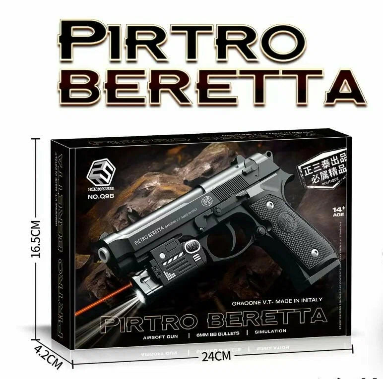 Réplica Pistola Pietro Beretta con Láser - 22cm