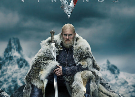 Espada Vikinga de Ragnar Lothbrok - Vikings Decorativa 90cm + Soporte