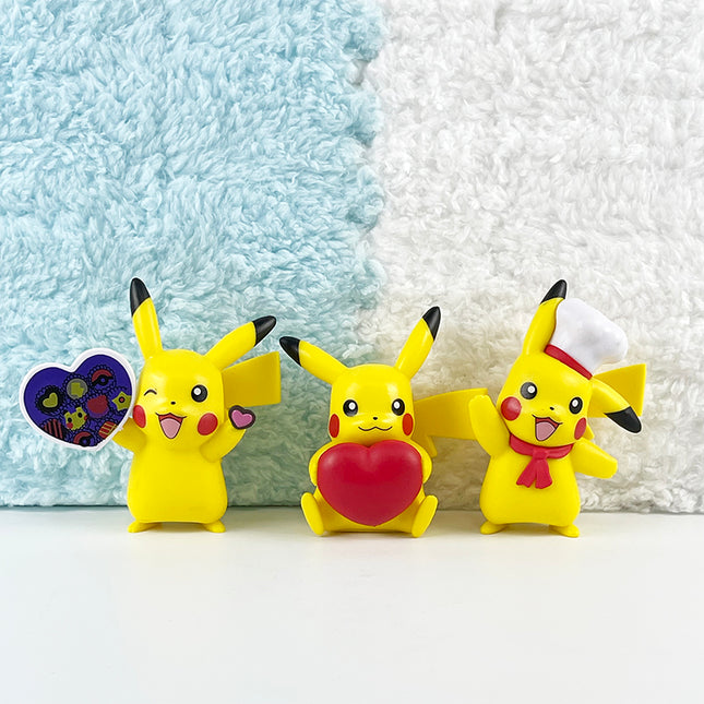 Set de Figuras Pikachu 3 Piezas