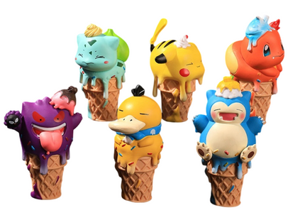 Set de Figuras Pokemon 6 Piezas Versión Relajada