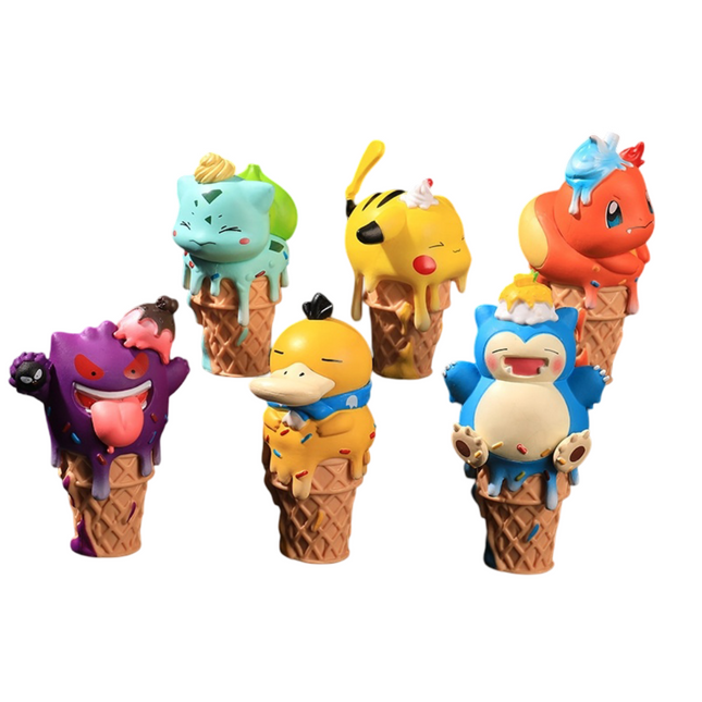 Set de Figuras Pokemon 6 Piezas Versión Relajada