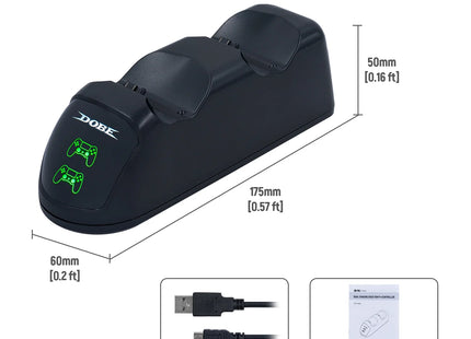 Estación de Carga DOBE PS4 Dual