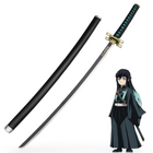 Katana Nichirin de Muichiro Tokito Hoja Acero + Vaina - Demon Slayer 100cm
