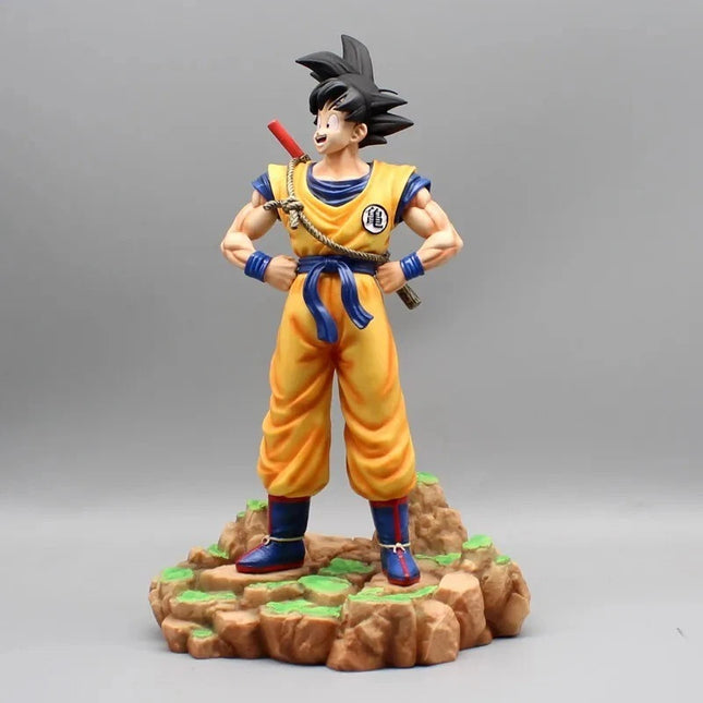 Figura Goku con Báculo Nyoi-bo Dragon Ball 32cm