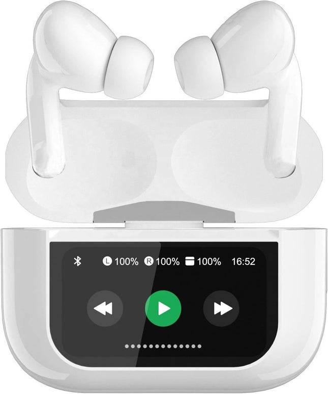 Audífonos Inalámbricos Bluetooth con Cancelación de Ruido y Pantalla Táctil