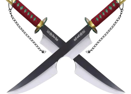 Espada Nichirin de Tengen Uzui (Unidad) Hoja Acero + Vaina - Demon Slayer 70cm