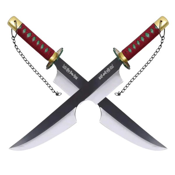 Espada Nichirin de Tengen Uzui (Unidad) Hoja Acero + Vaina - Demon Slayer 70cm