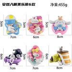 Set de Figuras Sanrio 6 Piezas Durmiendo