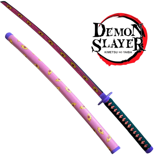 Katana Nichirin de Kokushibo Hoja Acero + Vaina - Demon Slayer 100cm