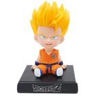 Bobblehead Goku SSJ Sentado -  Soporte para celular